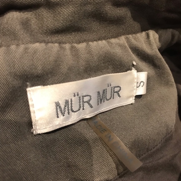 Moto khaki jacket with front zipper - Picture 4 of 5